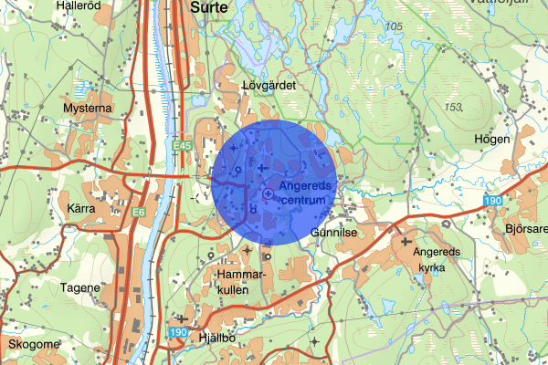 Angereds Centrum 25 januari 18.30, Misshandel, Göteborg