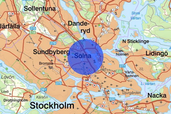 Frösunda 25 januari 17.07, Olaga intrång, Solna