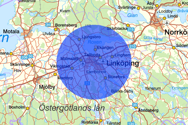 Linköping 25 januari 22.14, Olaga hot, Linköping