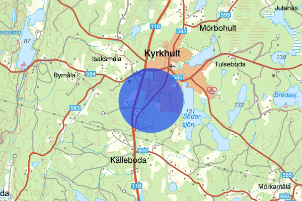 Olofströmsvägen 26 januari 20.59, Rattfylleri, Olofström