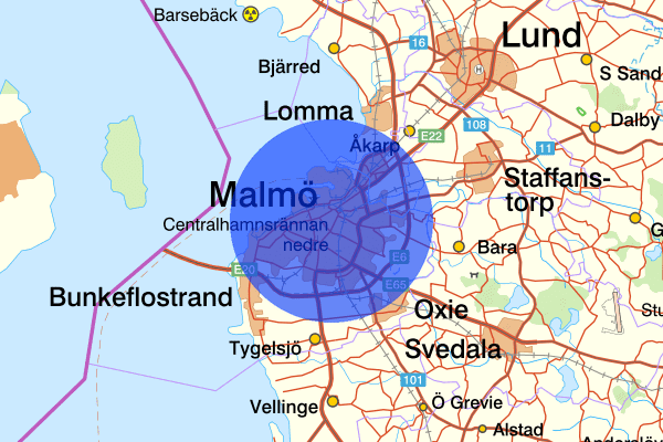 Malmö 26 januari 22.09, Misshandel, Malmö