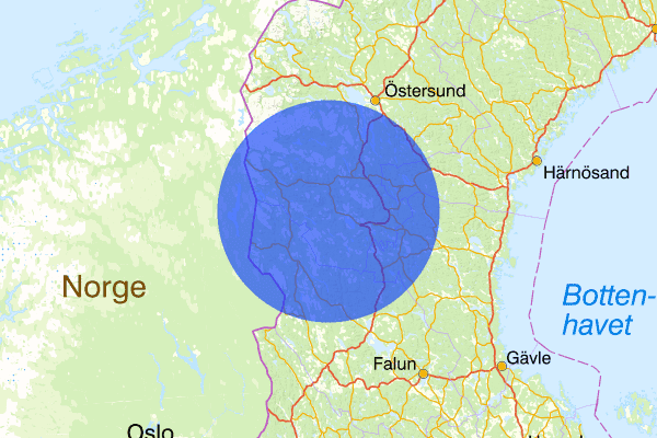  28 januari 10.06, Trafikkontroll, Härjedalen