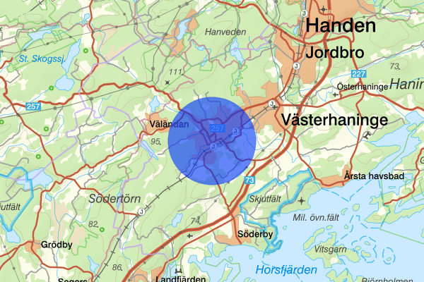 Tungelsta 28 januari 13.56, Brand, Haninge