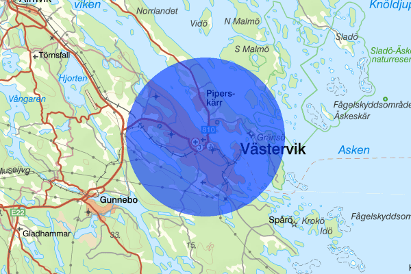 Västervik 28 januari 21.41, Brand, Västervik