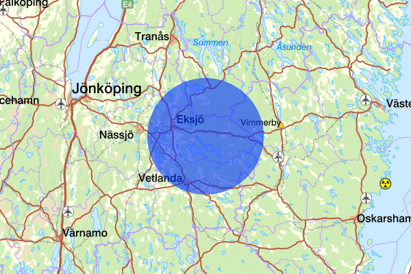  29 januari 17.08, Trafikolycka, personskada, Eksjö