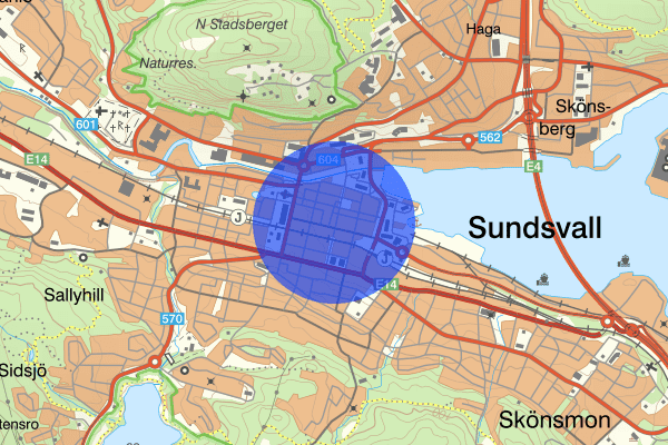 Stenstan 30 januari 09.16, Trafikkontroll, Sundsvall