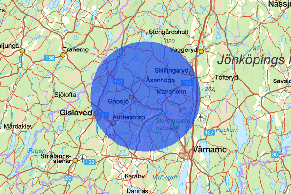  30 januari 19.46, Brand, Gnosjö