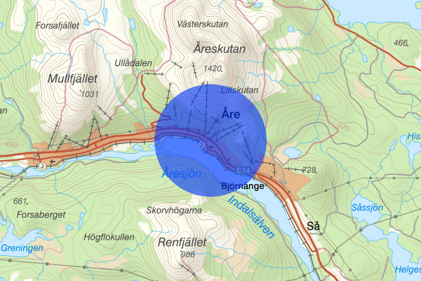 Åre 31 januari 14.11, Trafikolycka, Åre