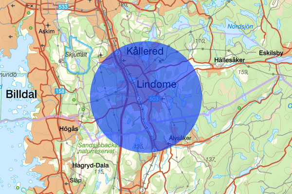 Lindome 01 februari 07.05, Trafikolycka, Mölndal