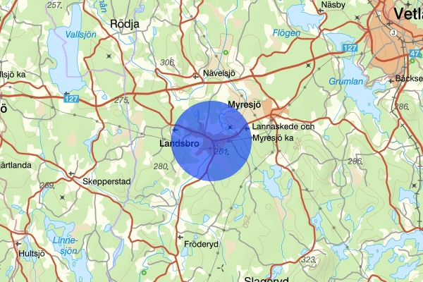 Landsbro 03 februari 13.47, Arbetsplatsolycka, Vetlanda