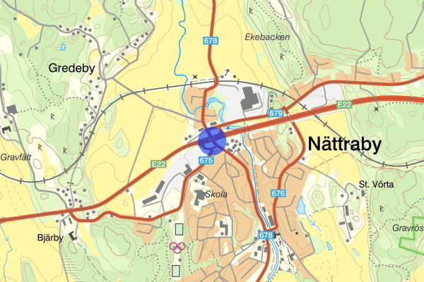 Nättraby E22 06 februari 17.38, Trafikolycka, Karlskrona