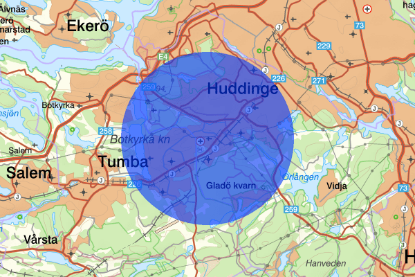 Flemingsberg 06 februari 17.32, Stöld, försök, Huddinge