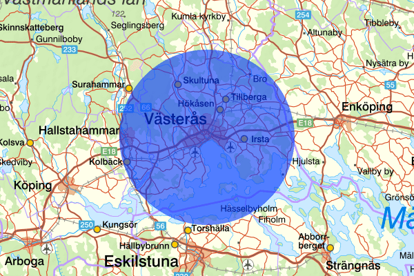 Västerås 07 februari 07.17, Trafikolycka, Västerås