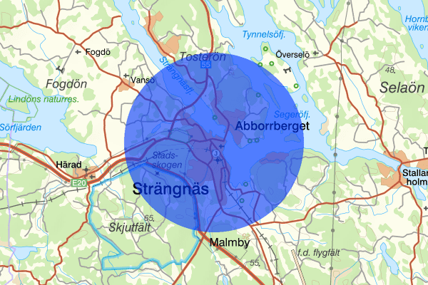 Strängnäs 08 februari 20.34, Trafikolycka, Strängnäs