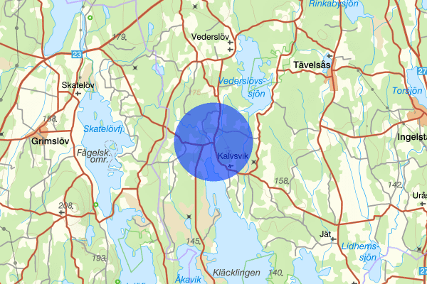 Kalvsvik 09 februari 13.32, Trafikolycka, Växjö