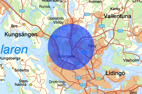  10 februari 12.35, Trafikolycka, smitning från, Sollentuna