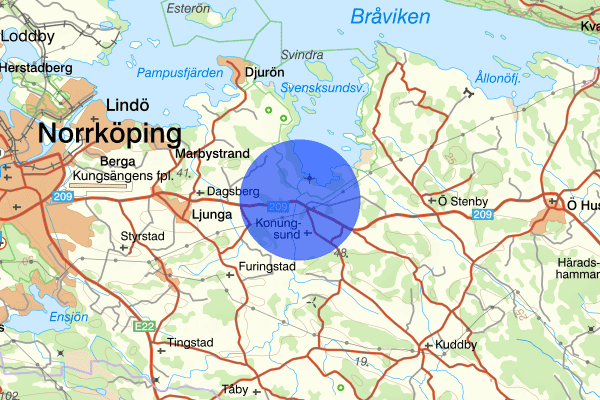 Konungsund 11 februari 10.55, Trafikolycka, personskada, Norrköping