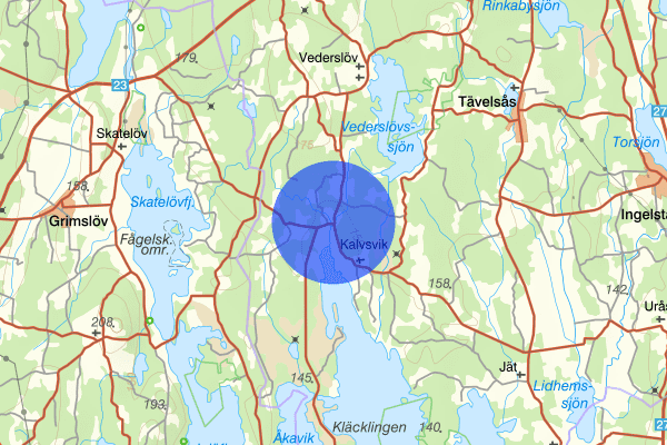 Kalvsvik 17 februari 12.05, Brand, Växjö