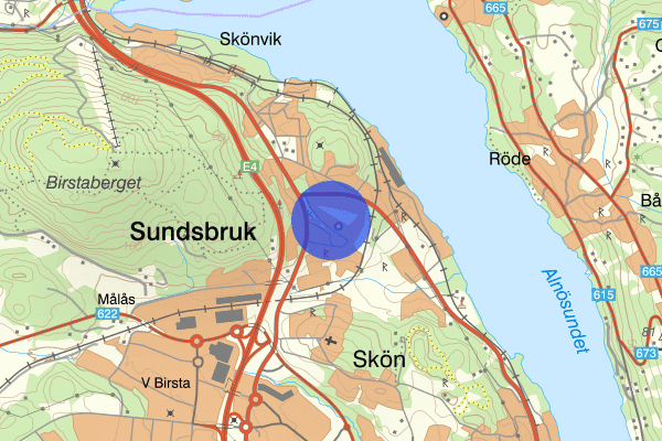 Hammarvägen 17 februari 12.39, Skadegörelse, Sundsvall