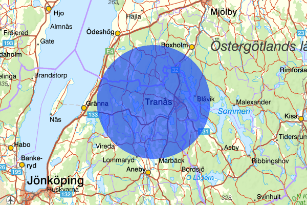  17 februari 10.25, Trafikolycka, Tranås