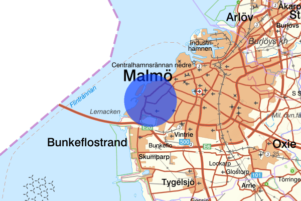 Limhamn 17 februari 01.30, Rån övrigt, Malmö