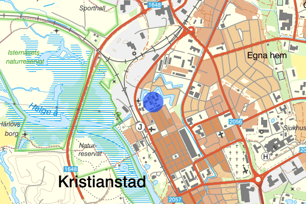 Norretullsvägen 17 februari 02.06, Skadegörelse, Kristianstad