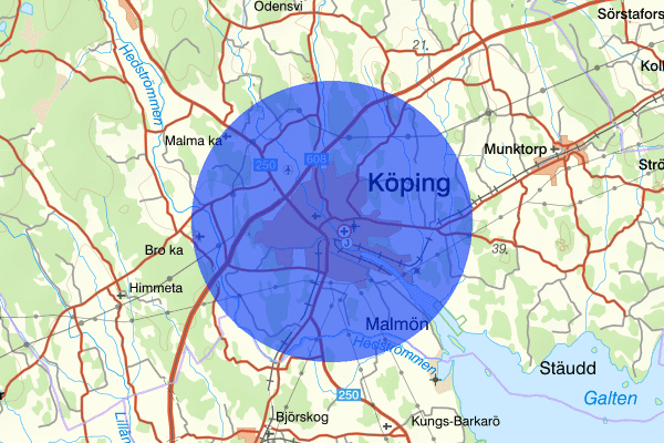 Köping 16 februari 22.00, Rån, Köping