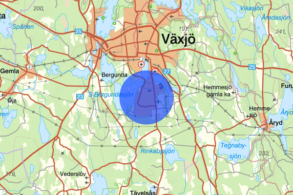 Teleborg 15 februari 21.05, Rattfylleri, Växjö