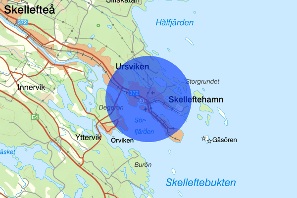 Skelleftehamn 15 februari 16.32, Arbetsplatsolycka, Skellefteå