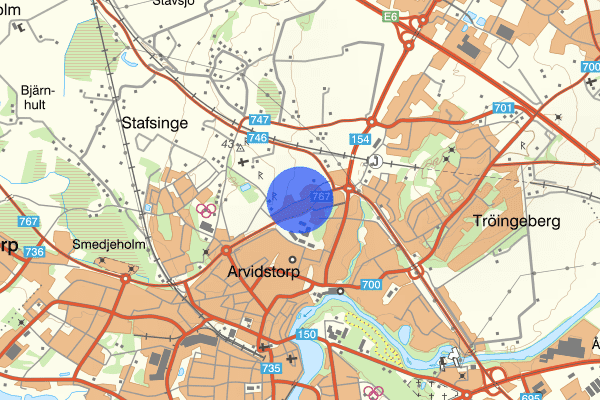 Kanslistvägen 15 februari 15.59, Övrigt, Falkenberg