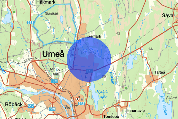 Ersboda 15 februari 11.55, Rattfylleri, Umeå