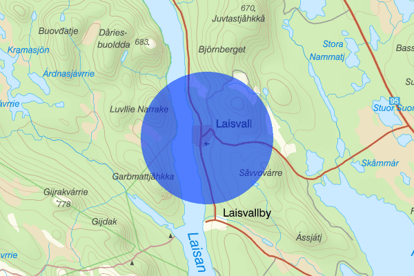 Laisvall 14 februari 14.43, Fjällräddning, Arjeplog