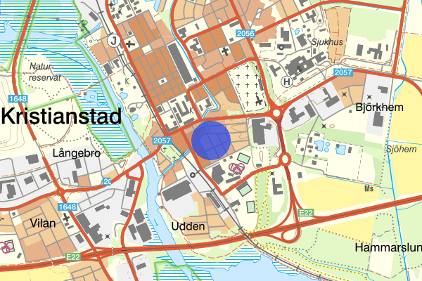 Östra Boulevarden 14 februari 02.19, Brand, Kristianstad