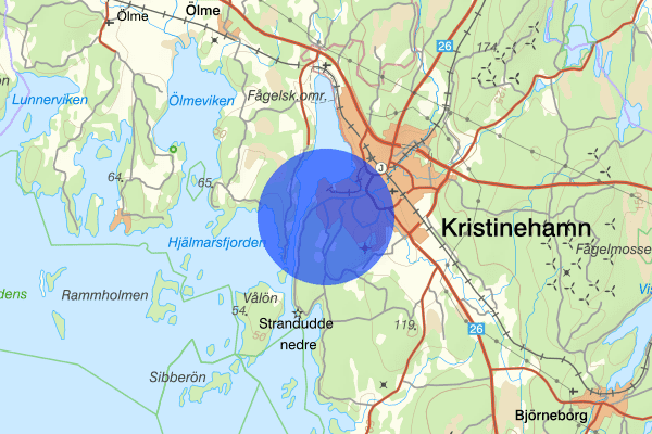 Presterud 13 februari 07.35, Sammanfattning natt, Värmlands län