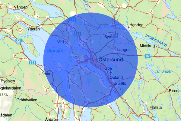 Östersund 12 februari 16.33, Fylleri/LOB, Östersund