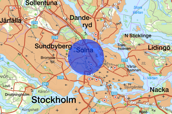 Hagalund 12 februari 13.51, Kontroll person/fordon, Solna