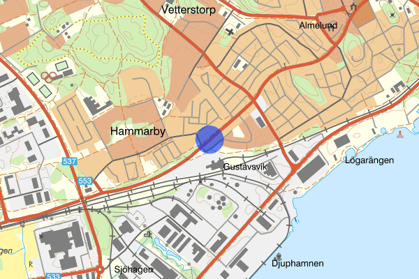 Köpingsvägen 19 februari 18.40, Trafikolycka, Västerås