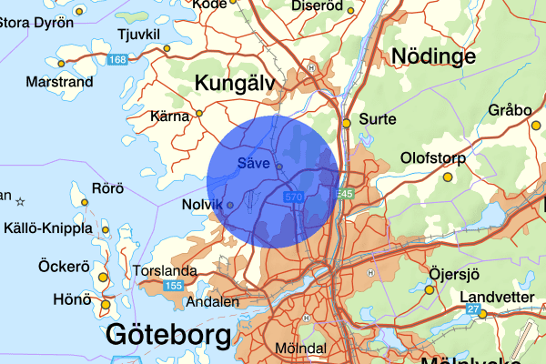 Säve 19 februari 19.50, Trafikolycka, Göteborg