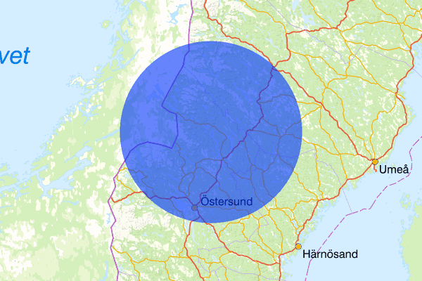  20 februari 07.33, Sammanfattning natt, Jämtlands län