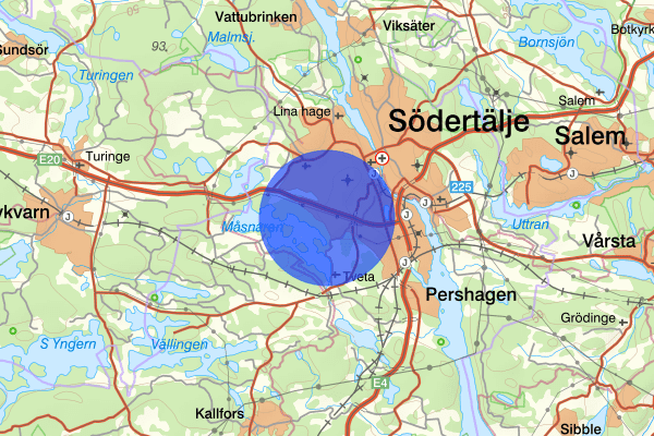 Hovsjö 20 februari 15.10, Brand, Södertälje