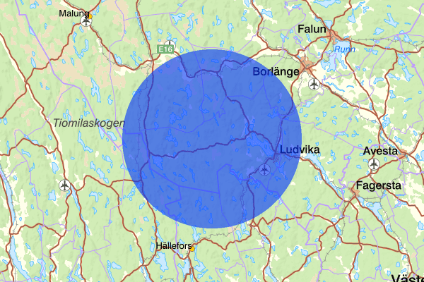  20 februari 19.18, Skadegörelse, Ludvika