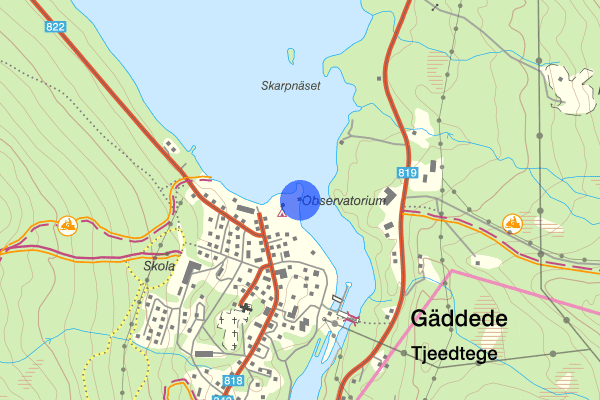 Observatoriet Frostviken 22 februari 17.45, Fjällräddning, Strömsund