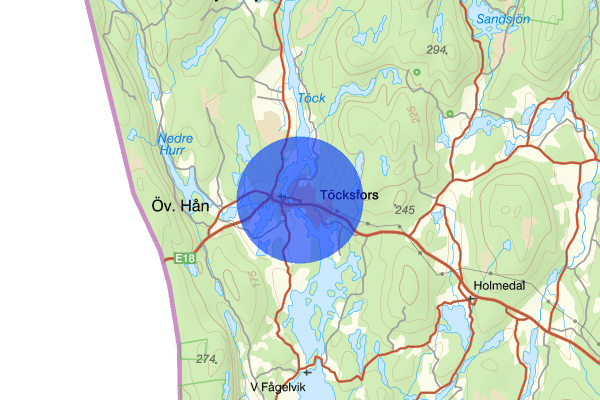 Töcksfors 23 februari 13.38, Trafikolycka, personskada, Årjäng