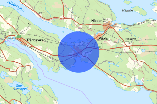 Ytterån 23 februari 19.35, Trafikolycka, vilt, Krokom