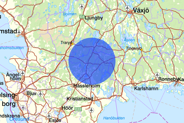  25 februari 00.20, Hemfridsbrott, Osby