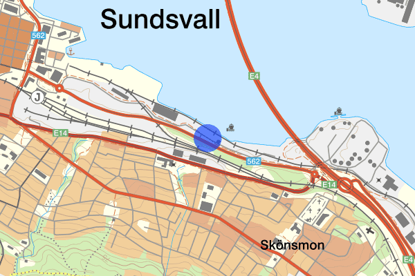 Kolvägen 25 februari 10.27, Trafikkontroll, Sundsvall