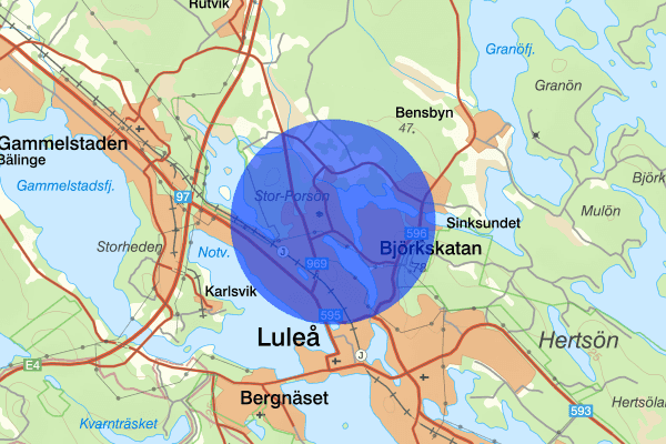 Porsön 26 februari 10.31, Arbetsplatsolycka, Luleå