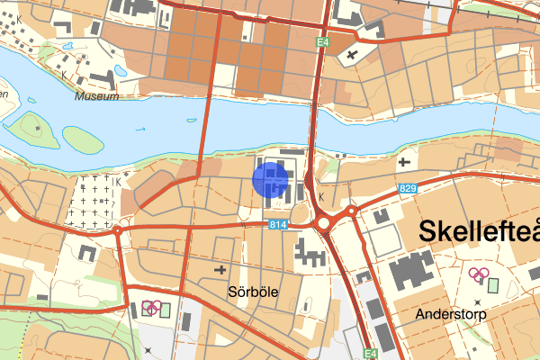 Bockholmsvägen 27 februari 16.51, Trafikkontroll, Skellefteå