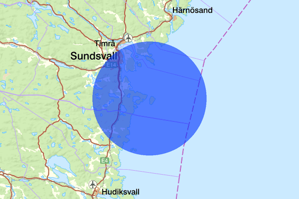 Njurunda distrikt 28 februari 06.41, Sammanfattning natt, Västernorrlands län