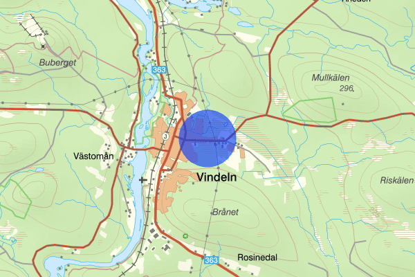 Karlsgårdsvägen 28 februari 16.17, Trafikbrott, Vindeln